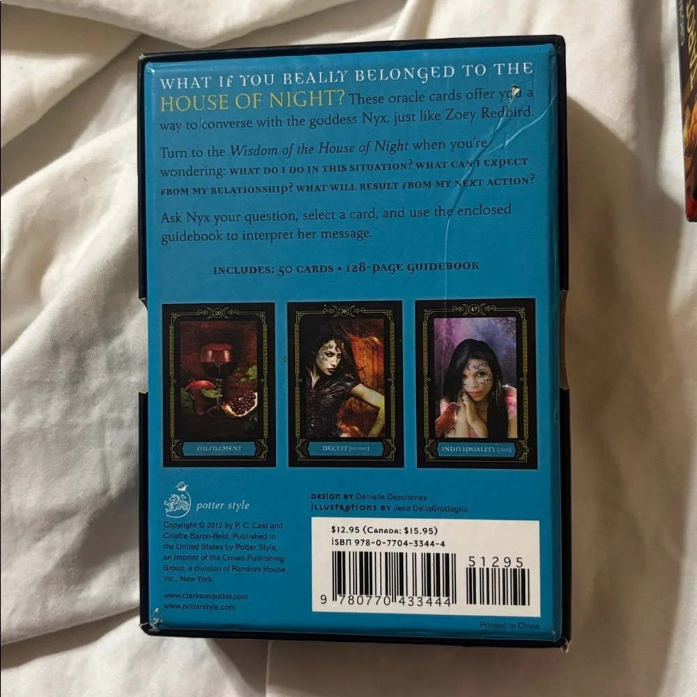Wisdom of the House of Night Oracle Cards and Tarot of Dreams
